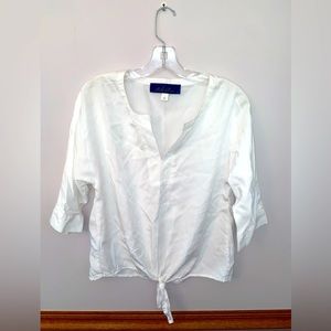 White blouse, Blue Rain, size S